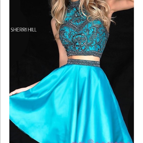 cute 2 piece hoco dresses